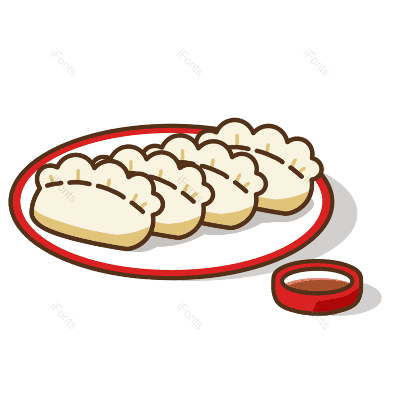 饺子图片,美食元素,除夕PNG,食物免抠素材